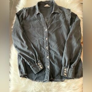 Nicole Miller New York  - Button Down Top - Size Large